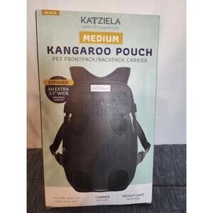 Katziela Kangaroo Pouch Pet Carrier with Breathable Mesh, MEDIUM
